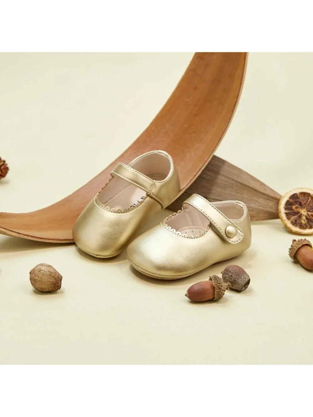 Soft Sole Infant Walking Shoes - Baby Moccasins with Rubber Sole, Crib Shoes
